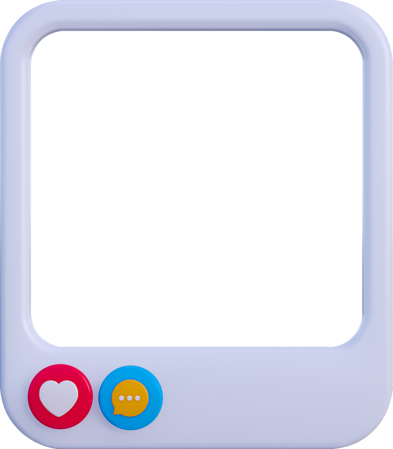3d Frame Instagram Icon